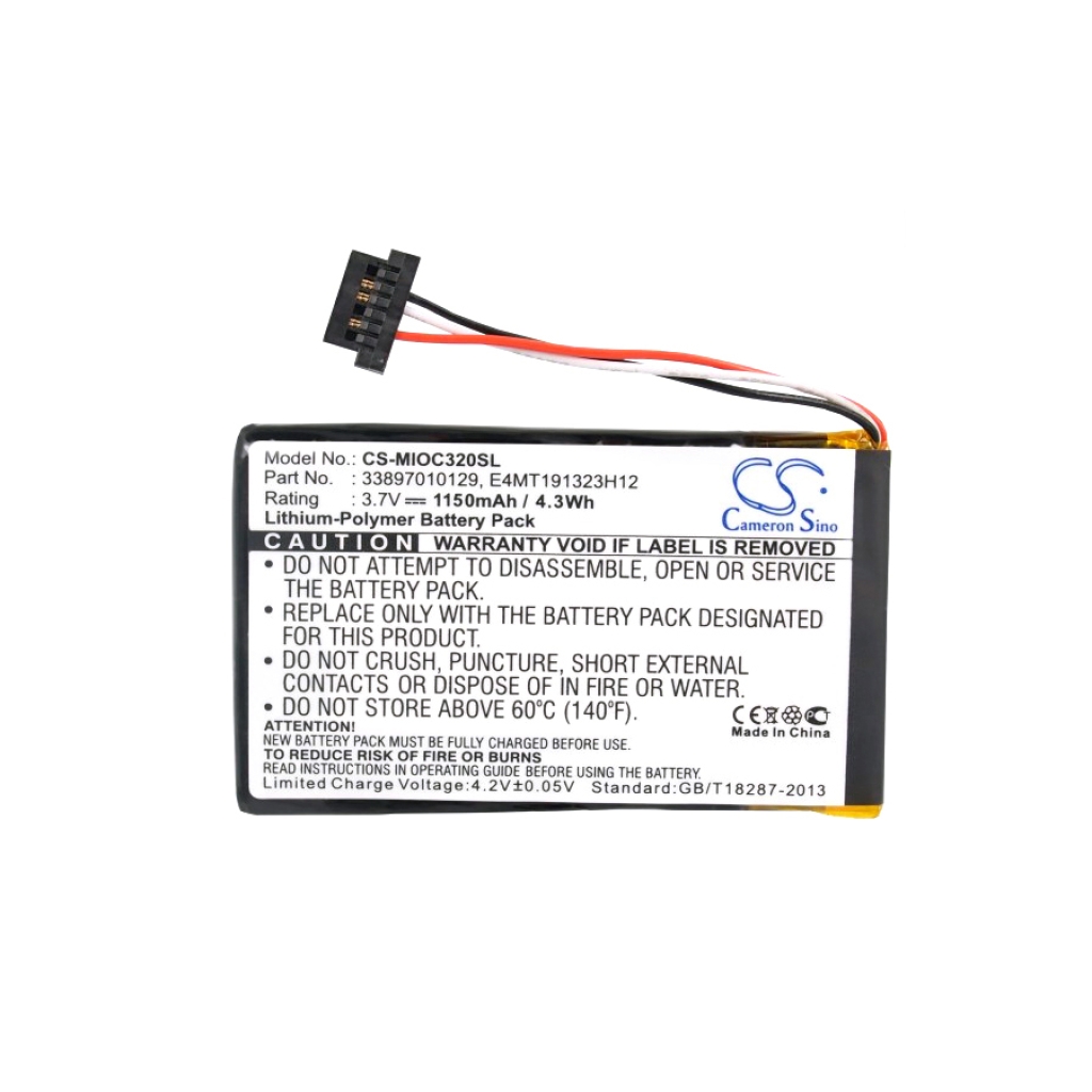 GPS, Navigator Battery Mitac CS-MIOC320SL