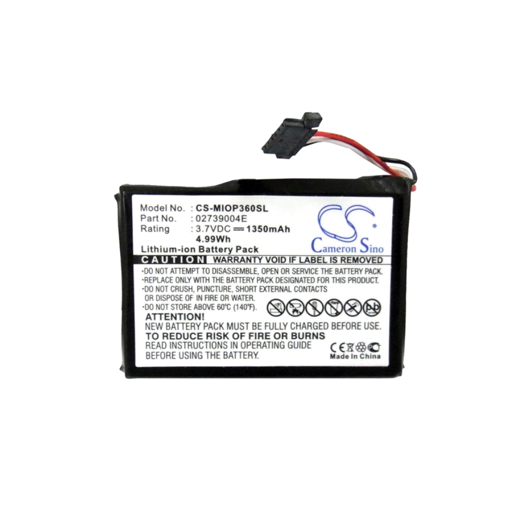 Batteries GPS, Batterie de navigation CS-MIOP360SL