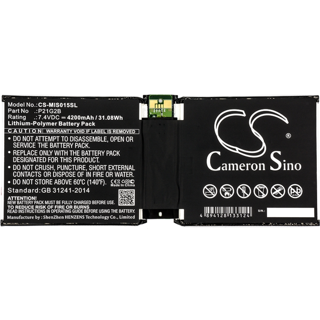 Tablet Battery Microsoft CS-MIS015SL