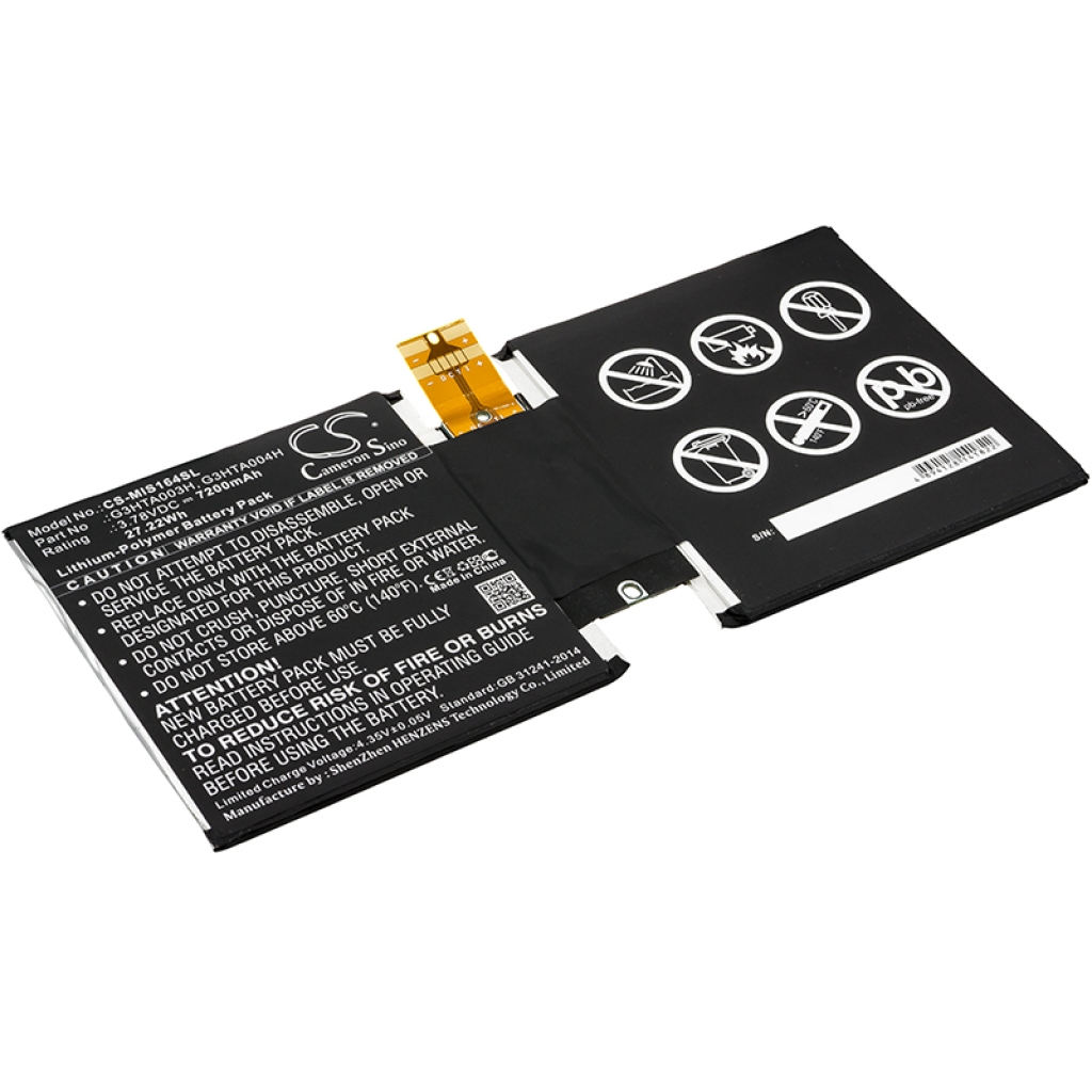 Tablette Batterie Microsoft CS-MIS164SL