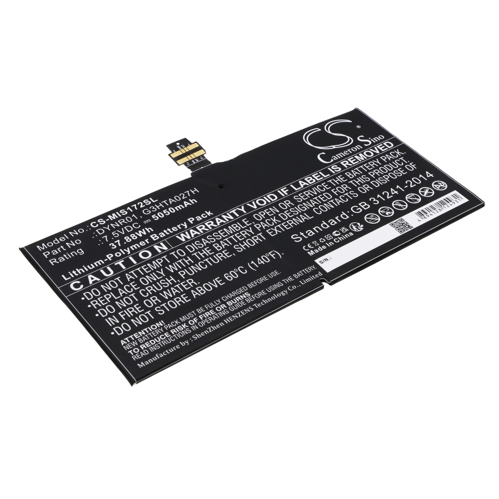 Tablette Batterie Microsoft CS-MIS172SL