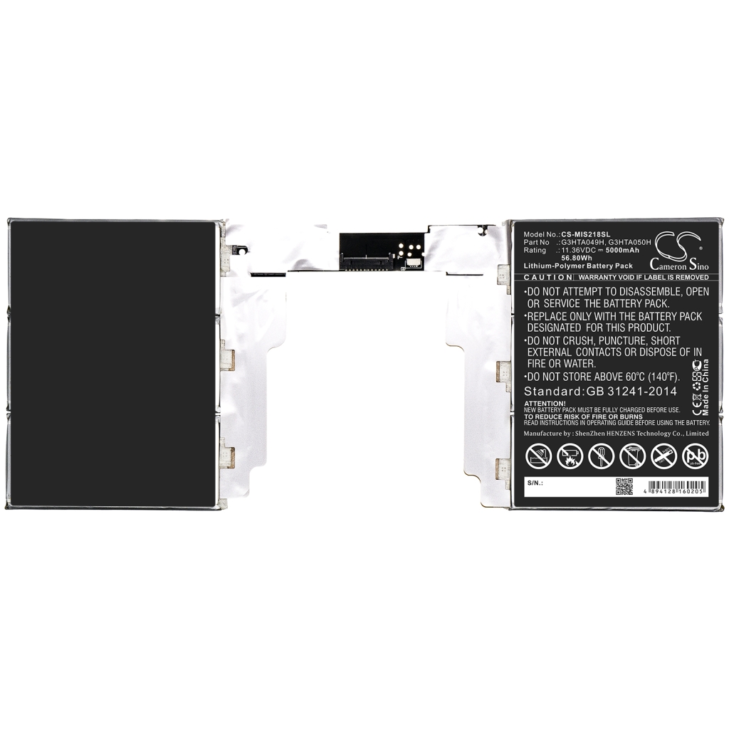 Tablette Batterie Microsoft CS-MIS218SL