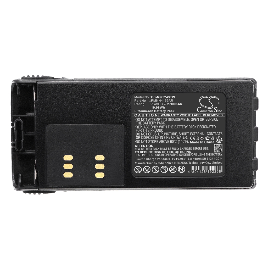 Batterie radio bidirectionnelle Motorola PRO 5550