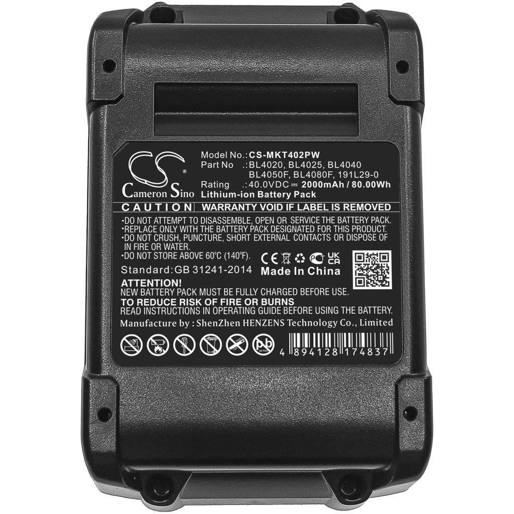 Batteries Remplace BL4020