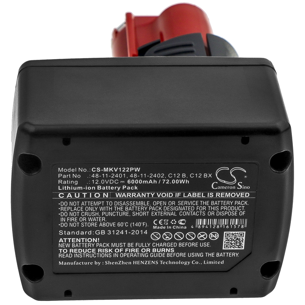 Batterie industrielle Milwaukee CS-MKV122PW