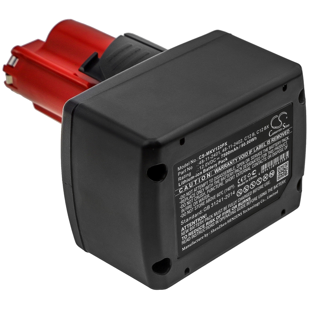 Batterie industrielle Milwaukee M12 CIW38-202C