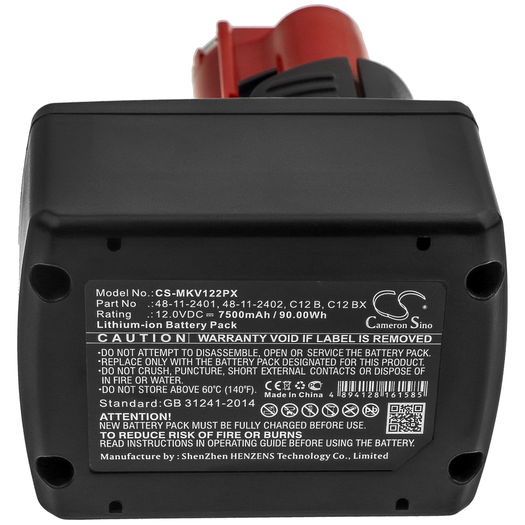 Batterie industrielle Milwaukee M12 CID-202C