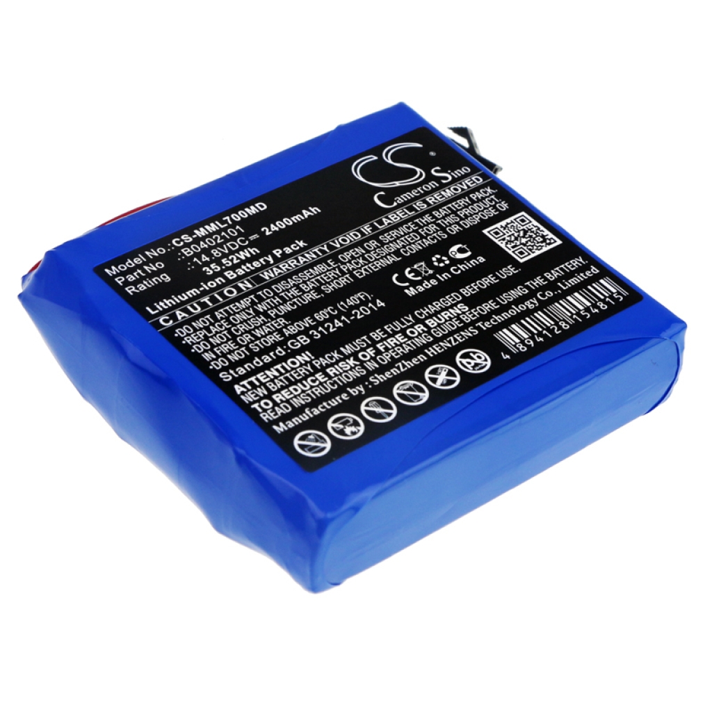 Compatible battery replacement for Million B0402101