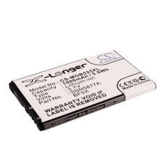 Remplacement de batterie compatible pour Motorola BF5X,SNN5877A