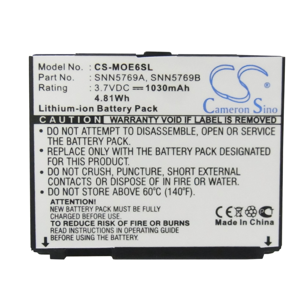 Batteries Remplace SNN5769B