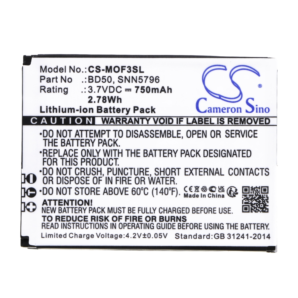 Batteries Remplace SNN5796A