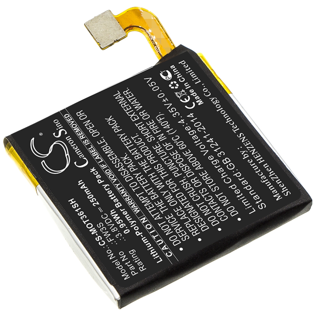 Compatible battery replacement for Motorola FW3S