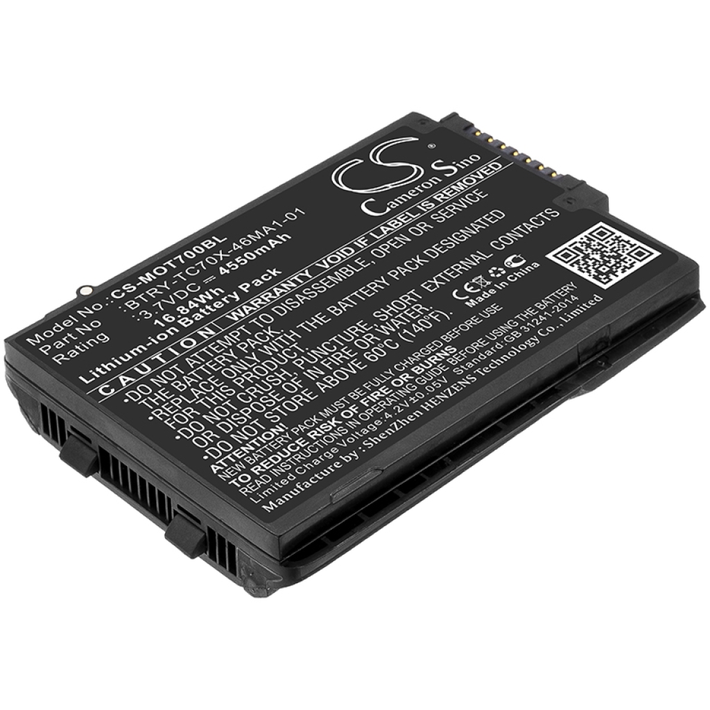 Code à barres, Scanner Batterie du scanner Motorola TC75GK (CS-MOT700BL)