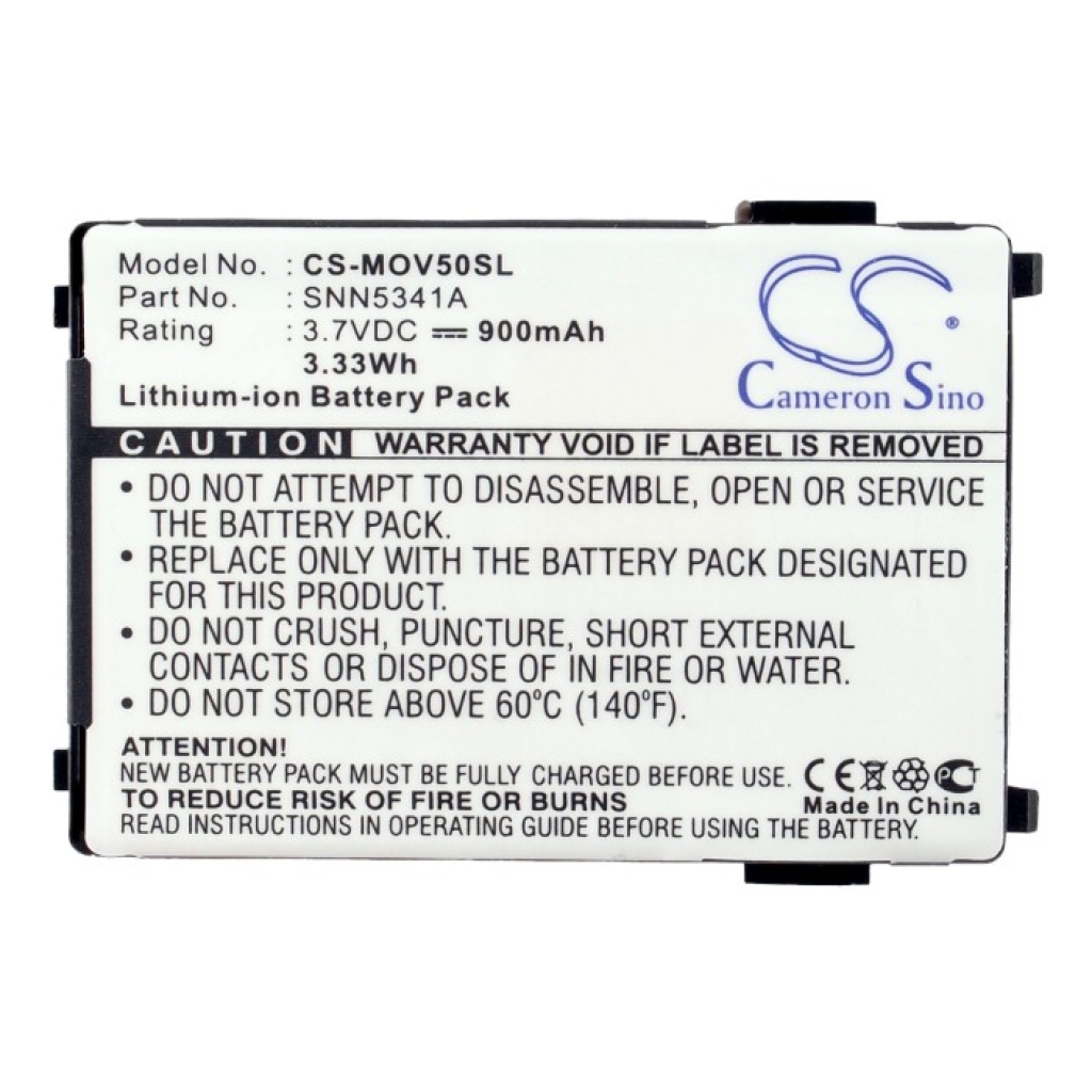 Batterie de téléphone portable Motorola V50