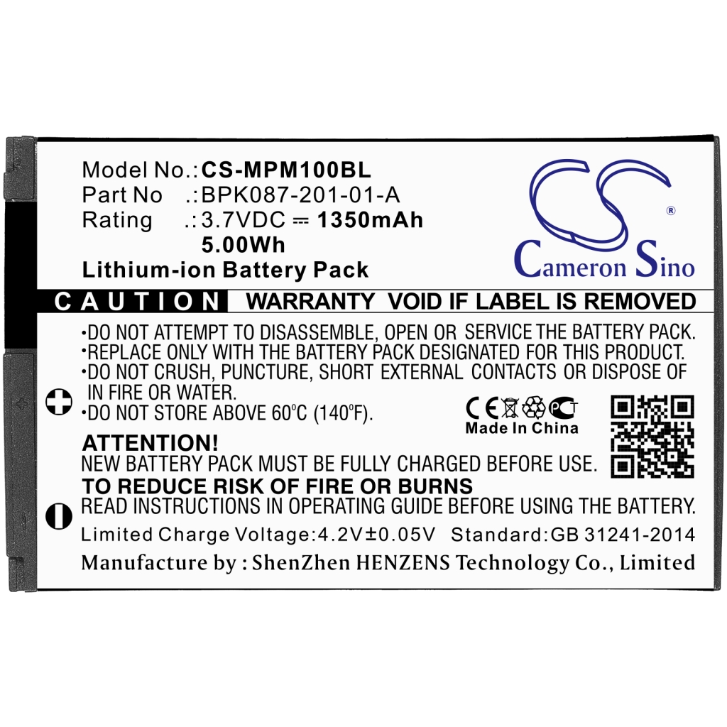 CMOS / Batterie de secours Motorola CS-MPM100BL