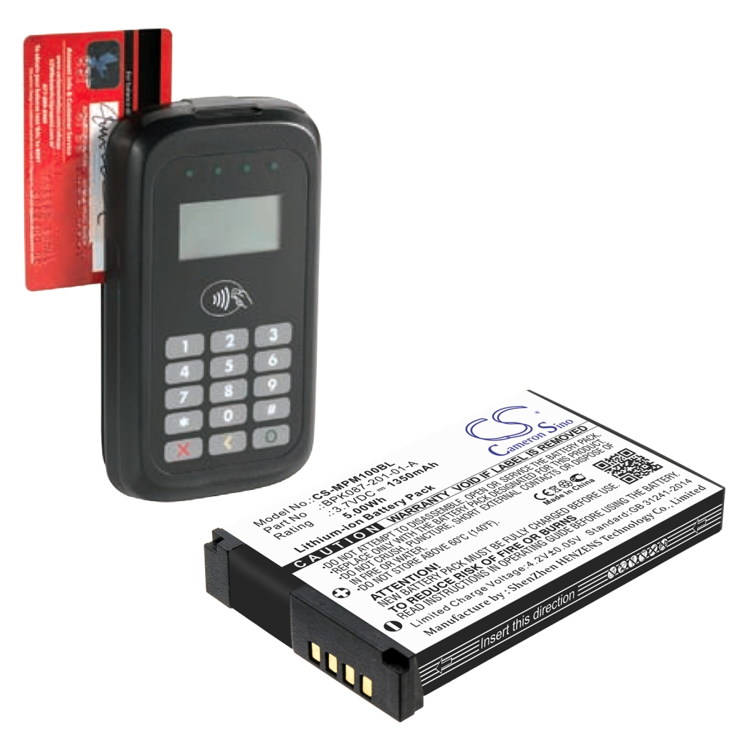 Terminal de paiement Batterie Verifone MPM-100