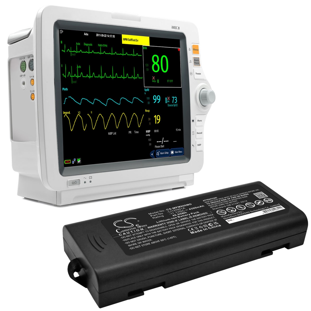 Batterie médicale Mindray CS-MPM800MD