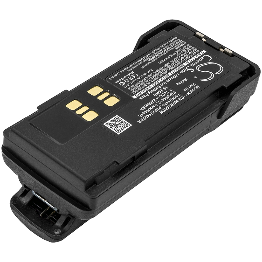 Batterie radio bidirectionnelle Motorola CS-MPR750TW