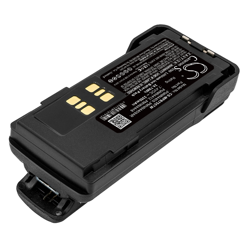 Batterie radio bidirectionnelle Motorola CS-MPR755TW