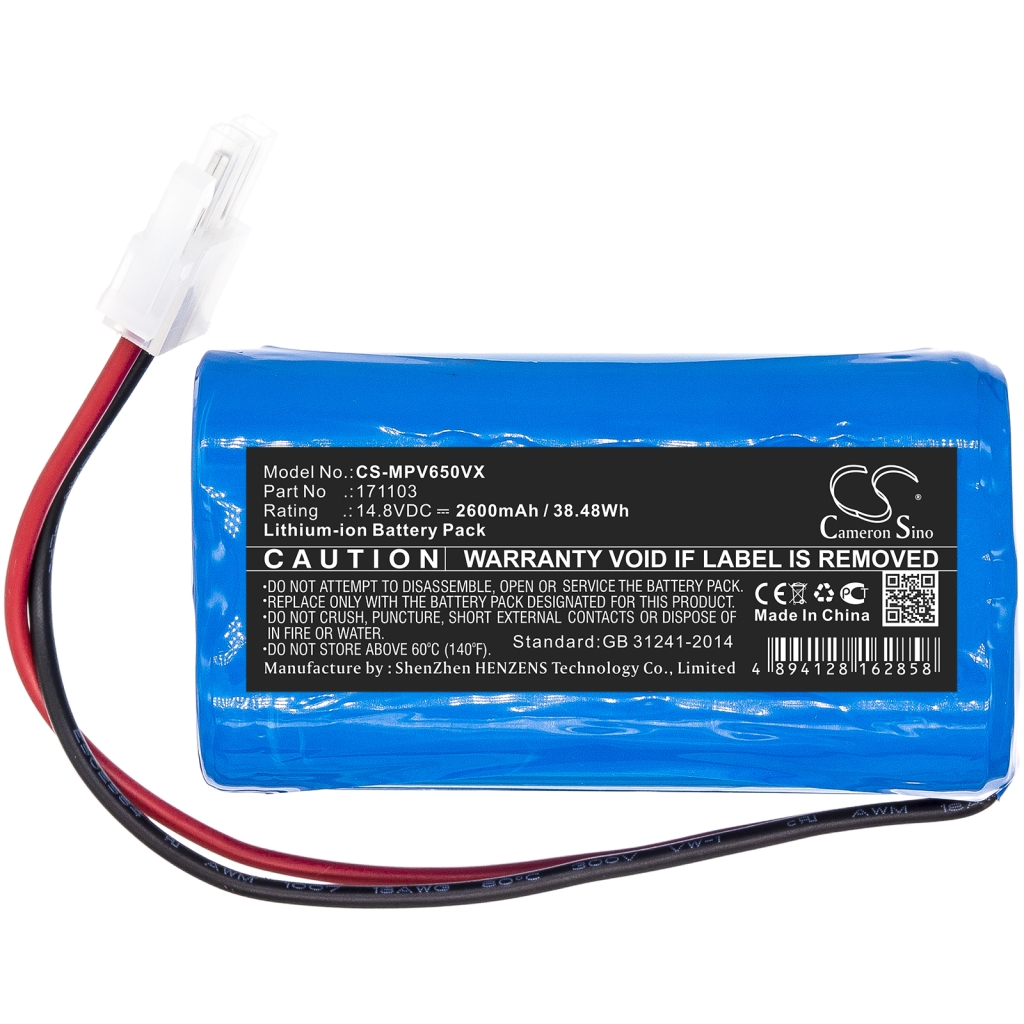 Compatible battery replacement for Mamibot 171103