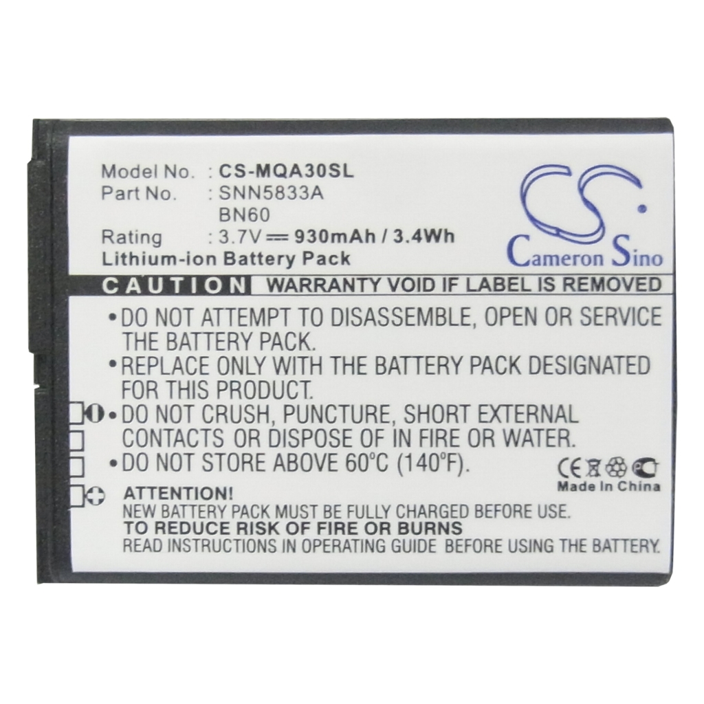 Battery Replaces SNN5838