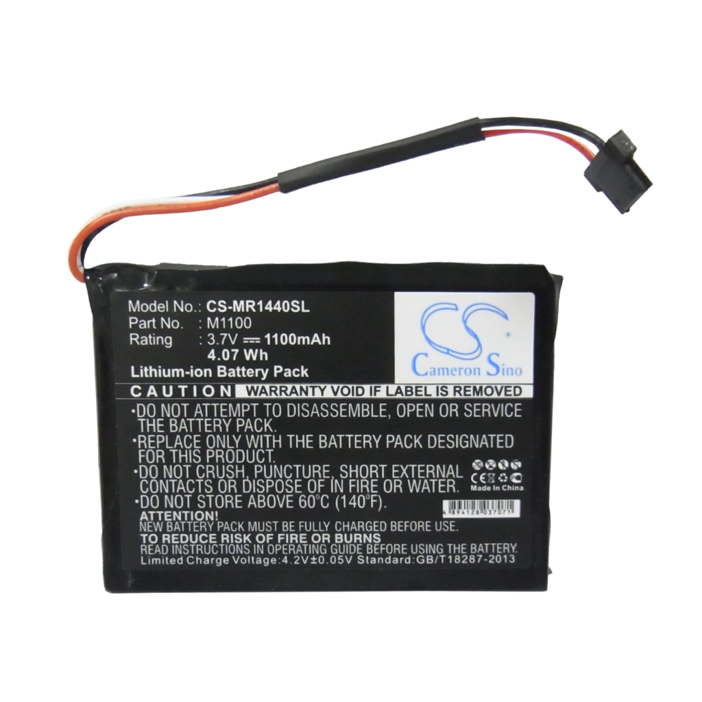 Compatible battery replacement for Magellan M1100