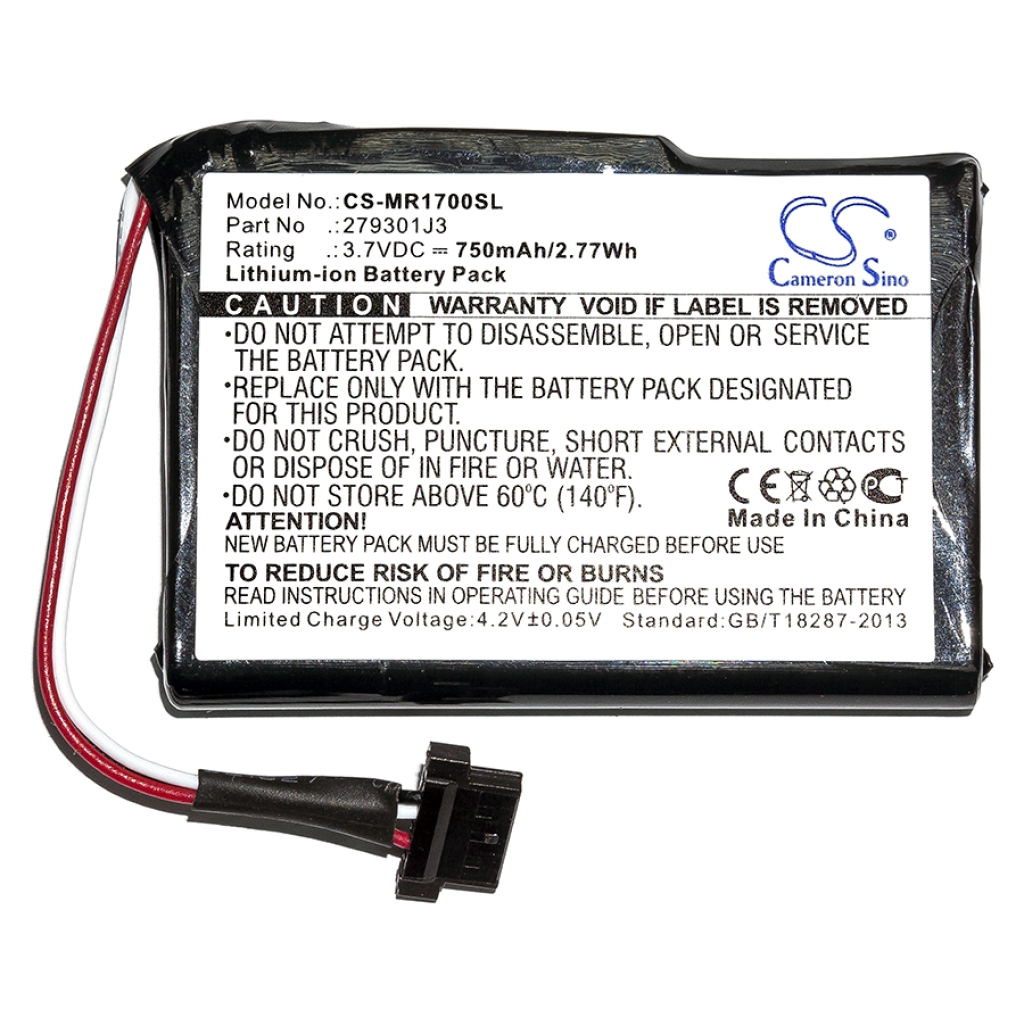 GPS, Batterie de navigation Magellan CS-MR1700SL