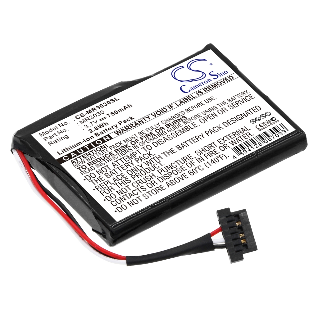 Compatible battery replacement for Magellan MR3030