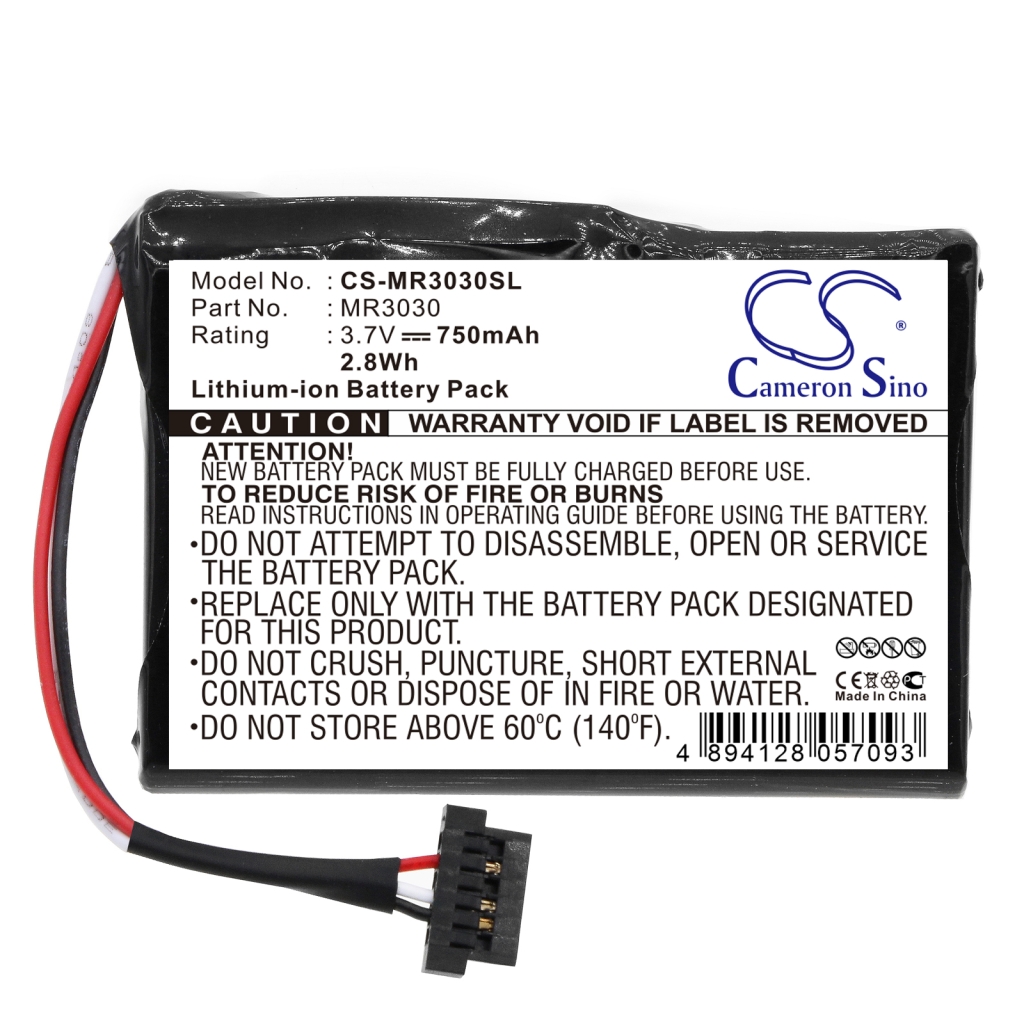 Compatible battery replacement for Magellan MR3030