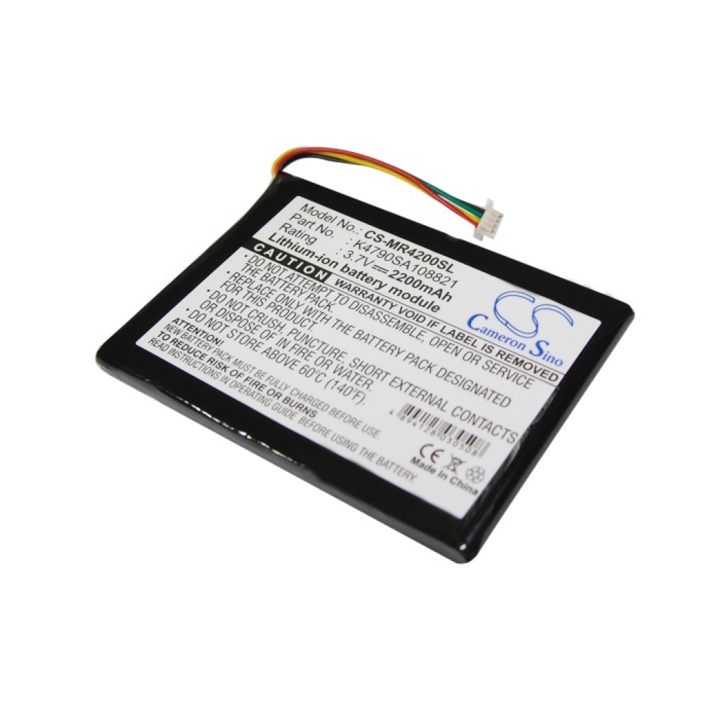 Remplacement de batterie compatible pour Magellan K4790SA108821