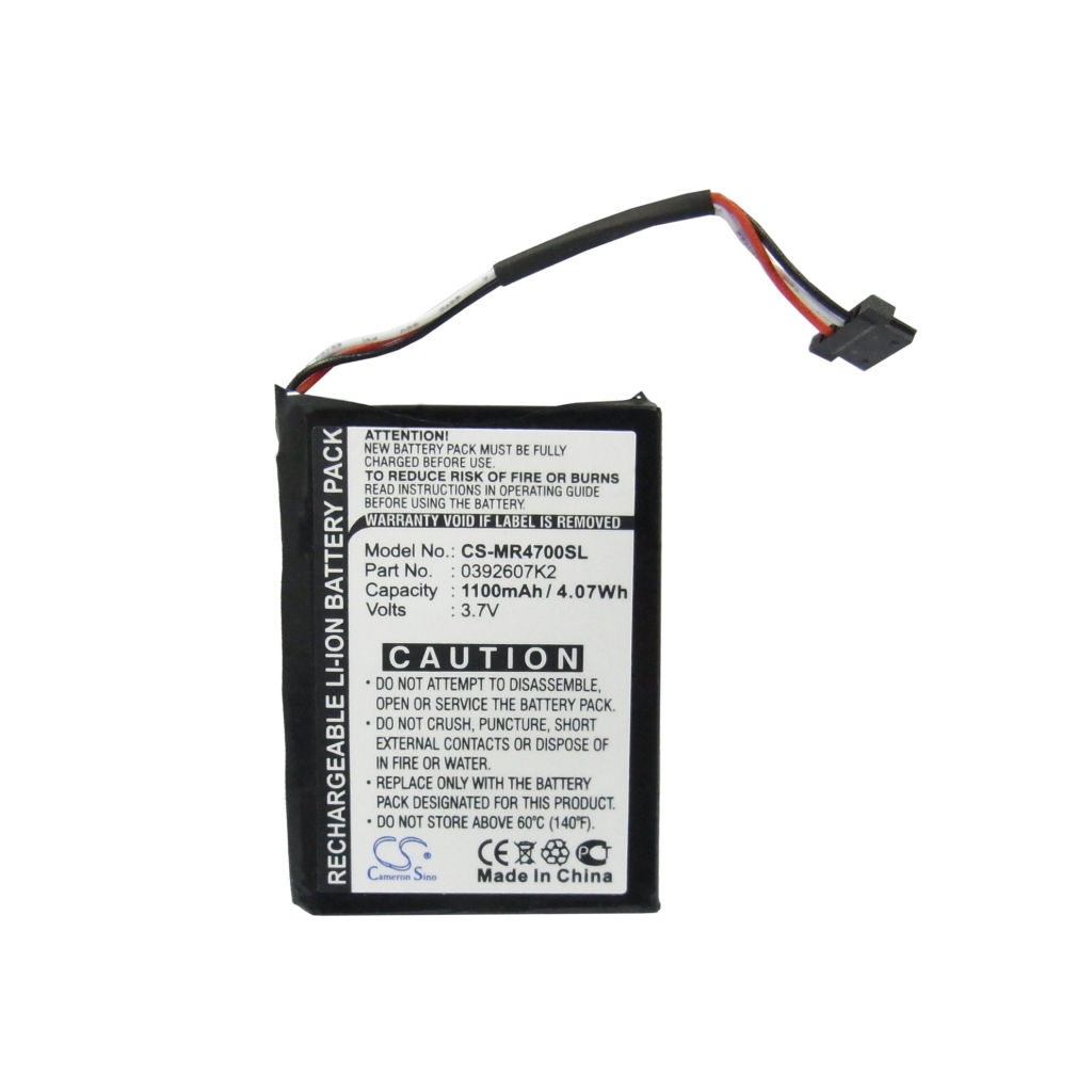 Compatible battery replacement for Magellan 0392607K2