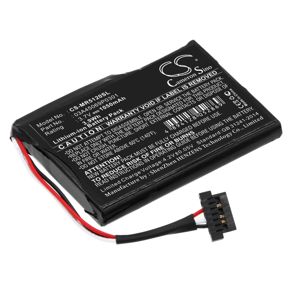 Remplacement de batterie compatible pour Magellan 03A45069P0301