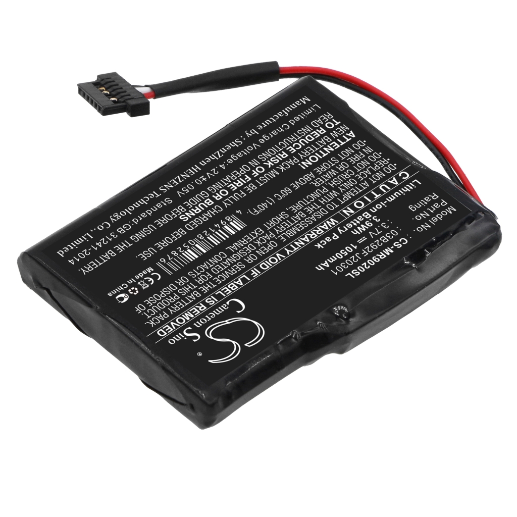 Compatible battery replacement for Magellan 03B292FJ20301