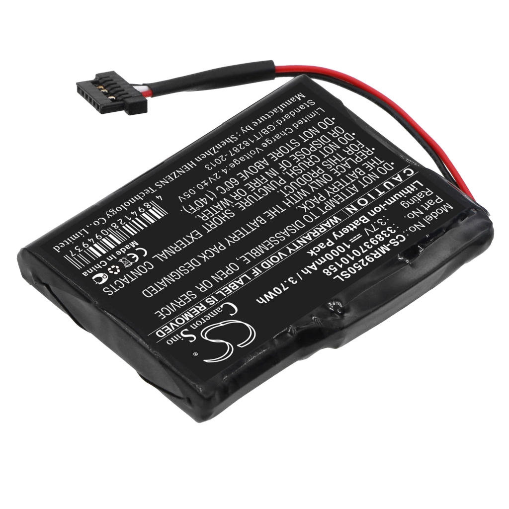 Remplacement de batterie compatible pour Magellan 338937010158