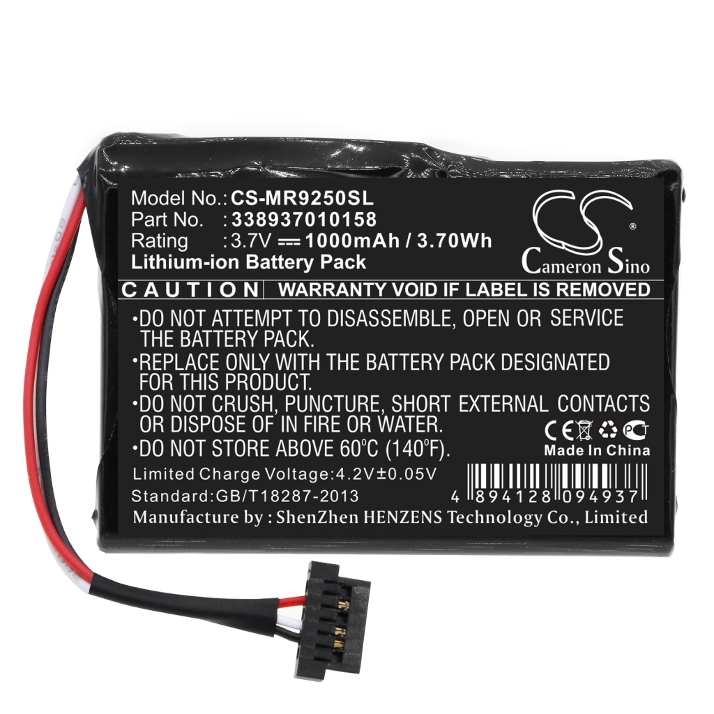 Compatible battery replacement for Magellan 338937010158