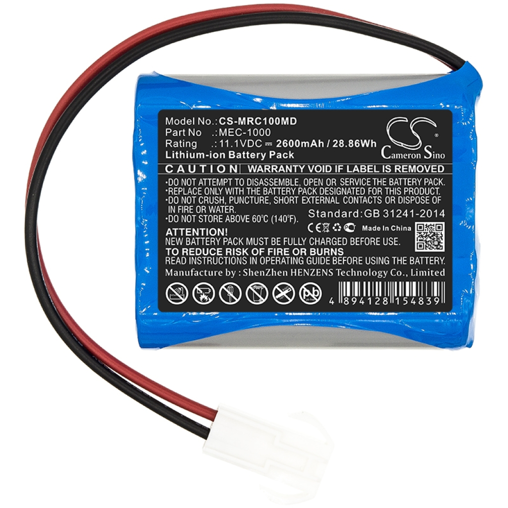 Compatible battery replacement for Mindray