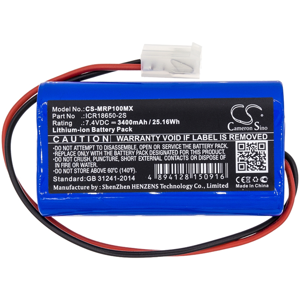 Battery Replaces ICR18650-2S