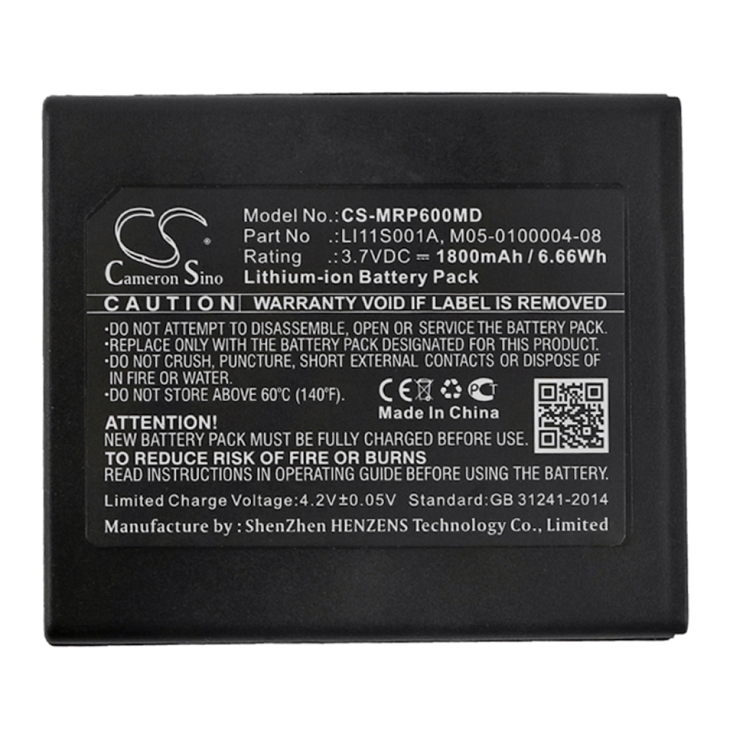 Batteries Remplace 022-000008-00