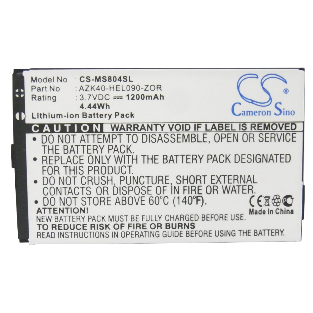 Mobile Phone Battery O2 CS-MS804SL