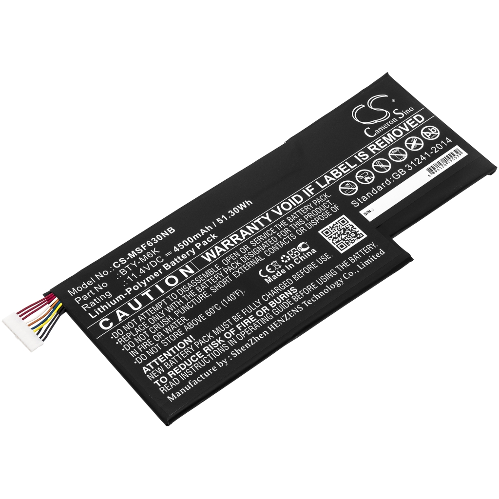 Notebook battery MSI CS-MSF630NB