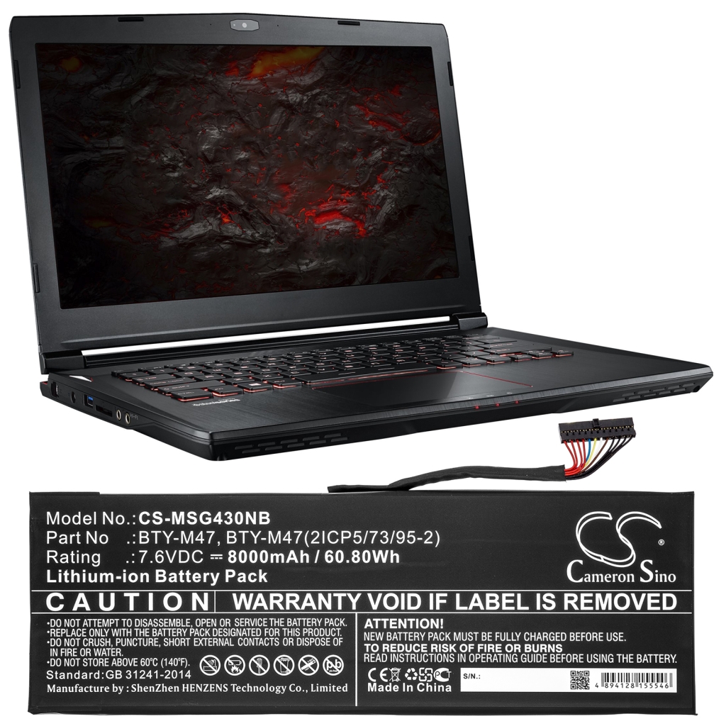 MSI GS40 6QD Phantom