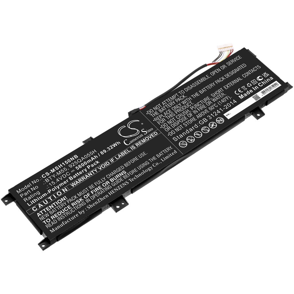 Batterie pour ordinateur portable MSI CS-MSH150NB