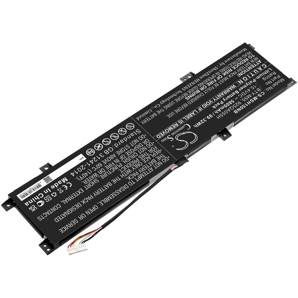 Batterie pour ordinateur portable MSI CS-MSH150NB