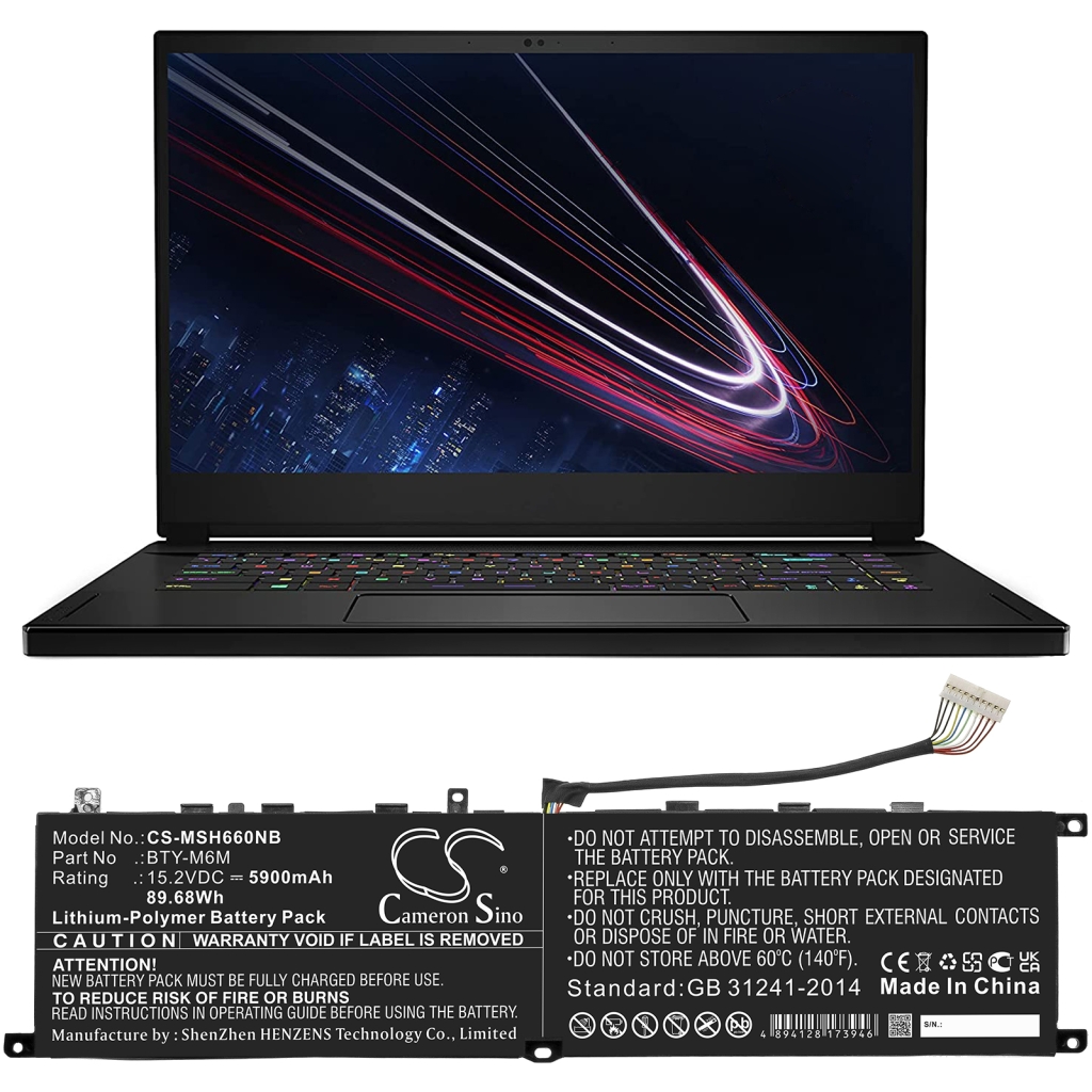 MSI Ge66 Dragonshield 10sgs