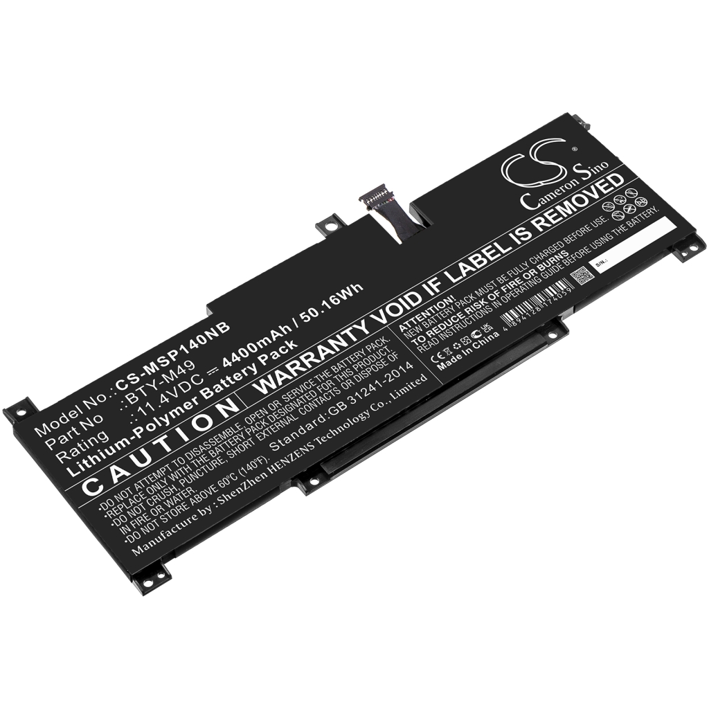 Batterie pour ordinateur portable MSI CS-MSP140NB