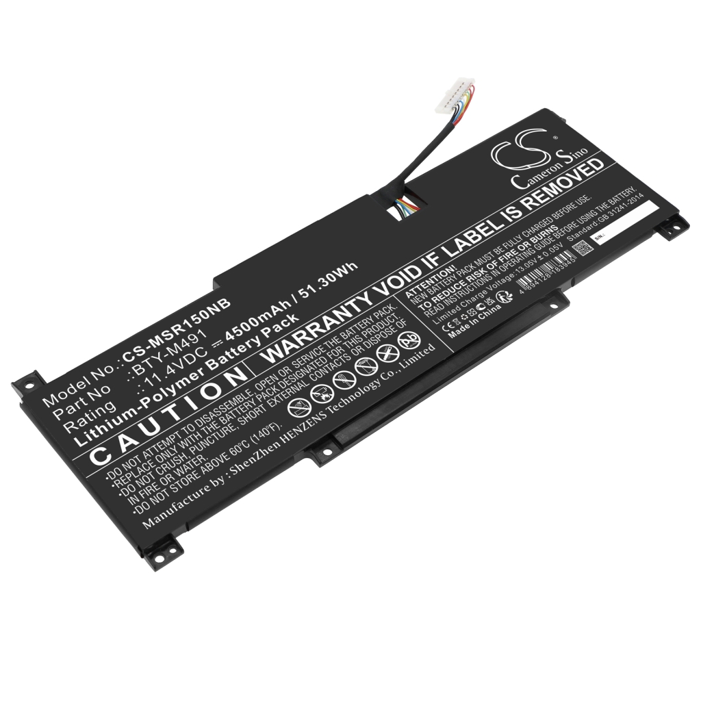 Notebook battery MSI CS-MSR150NB