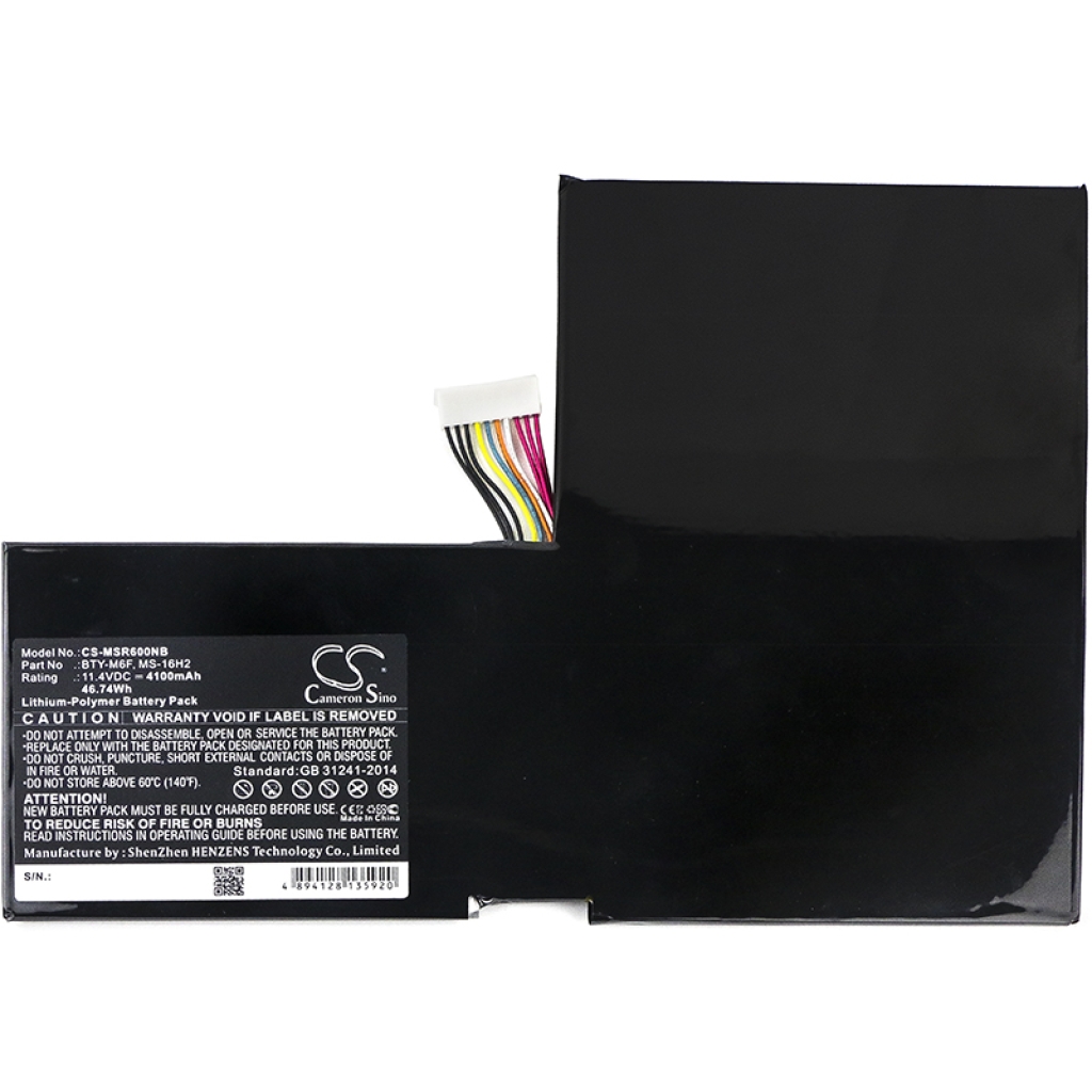 Batterie pour ordinateur portable MSI CS-MSR600NB