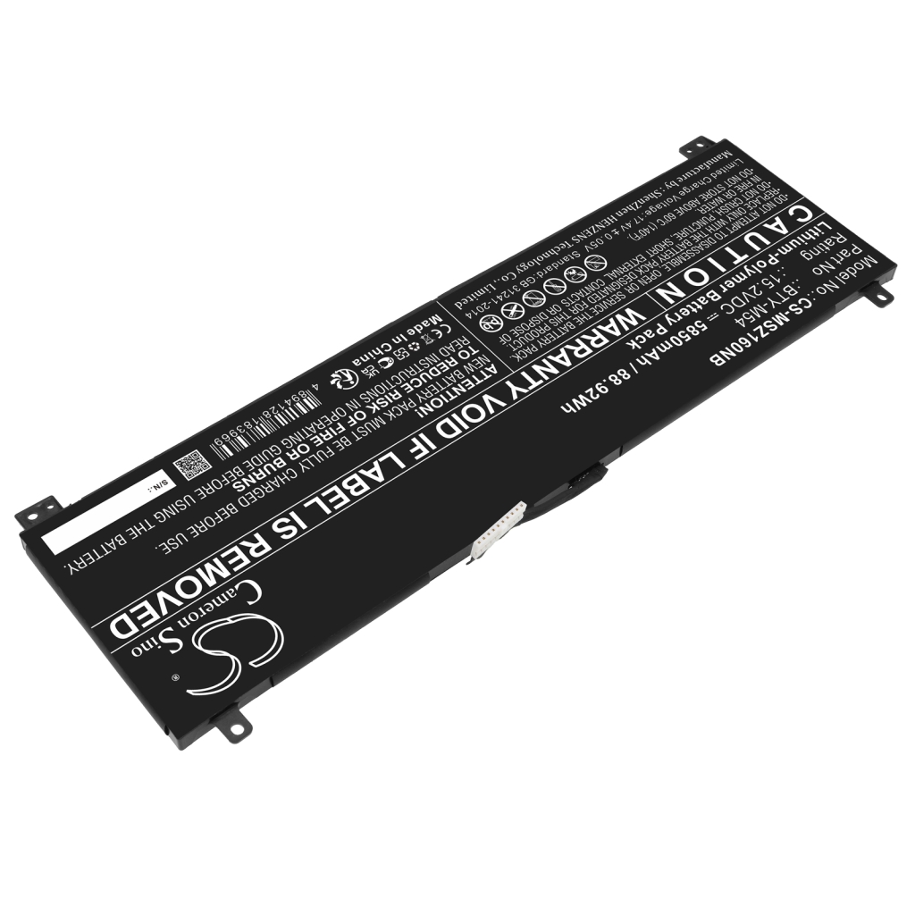 Batterie pour ordinateur portable MSI CS-MSZ160NB