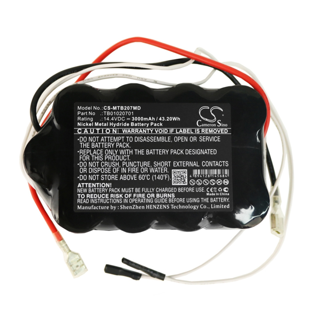 Compatible battery replacement for Primedic TB01020701