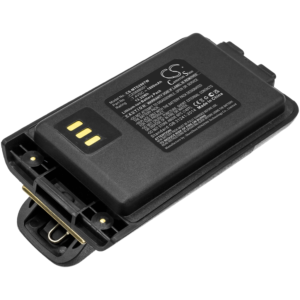 Batterie radio bidirectionnelle Motorola VZ-D288 (CS-MTD288TW)